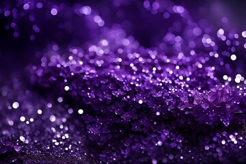 Purple glitter 