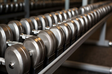 weightlifting weights in the gym