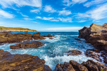 Jogashima in summer beach in japan
