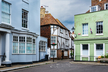 Fototapeta na wymiar Houses in Sandwich, Kent,England, United Kingdom 