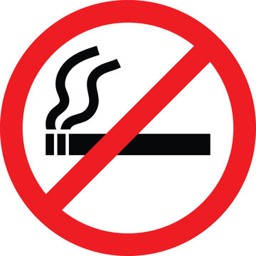 No smoking sign icon pictogram