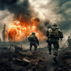 military combat