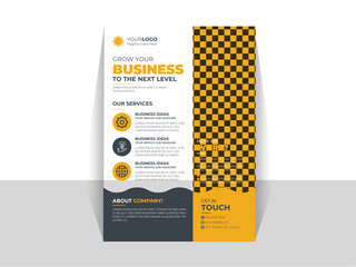 business flyer design template