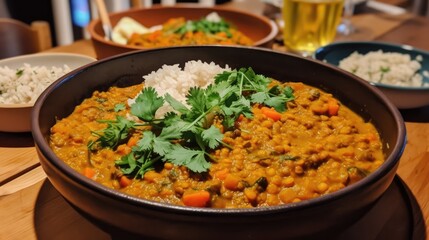 Home cooked Vegan Dahl.
