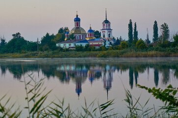 Orthodox church in Slavyans, Donetsk region, Ukraine