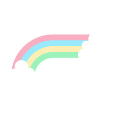Pastel Rainbow Sticker