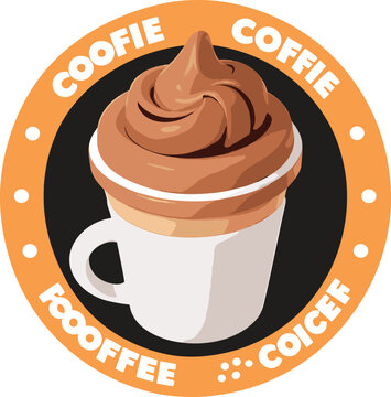 The logo of chocolate coffee cup
