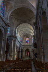 Nef de la Cathédrale Saint-Louis de La Rochelle