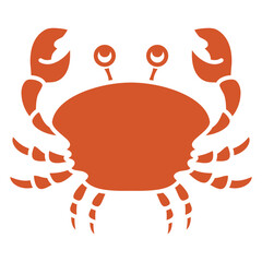 crab icon vector