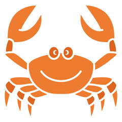 cartoon crab icon