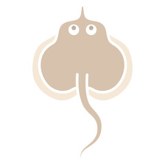 stingray icon cartoon