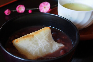 おしること緑茶