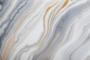 Gray White Abstract Marble Background Banner. Generative AI.