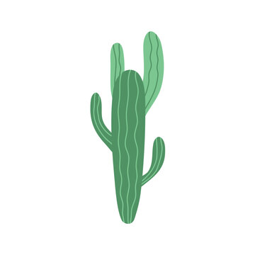 Vektor set of cartoon cactus 