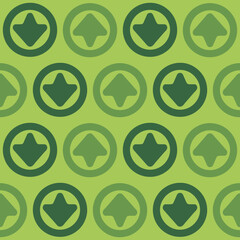 Obraz premium flower as geometric seamless pattern.