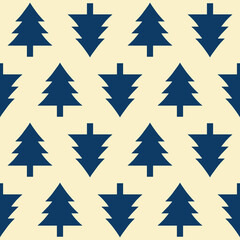 Obraz premium Christmas tree pattern