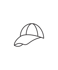 cap icon, vector best line icon.
