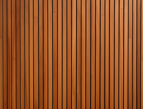 Wooden wall texture background. Wooden battens wall .Wooden wall pattern for design with copy space.