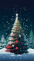 Chistmas Tree Card