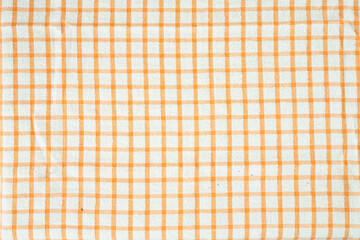orange striped plaid fabric texture