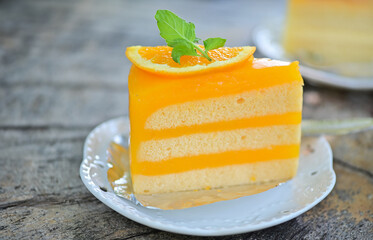 Orange Cake, food design for Chinese New Year, birthdays, important occasions and Valentine's Day. Sweets, snacks and food concept