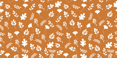 Various Kinds of floral seamless Pattern design. Rich, warm hues and seasonal charm, perfect for fall fashion and decor.