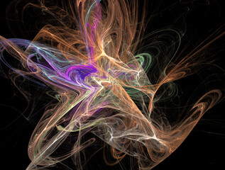 Imaginatory fractal abstract background Image