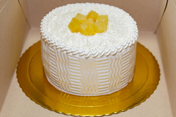 Delicious birthday party pineapple cake