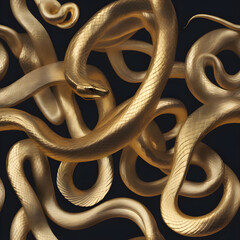 Abstract gold snake
Generative AI