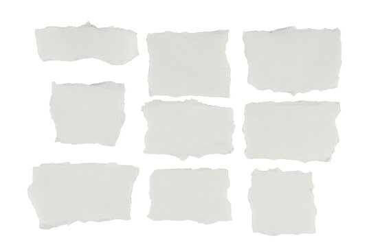 Papel rasgado de color blanco sobre fondo blanco, recurso gr&aacute;fico