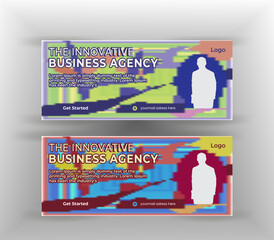 Corporate and Digital Business Marketing Promotion Horizontal Web Banner Design