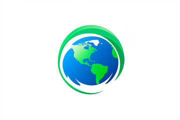 Cartoon planet Earth vector icon on white background Generated AI