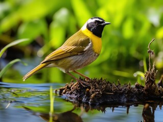 Obraz premium Common Yellowthroat Singing