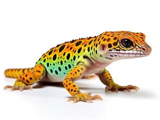 Naklejka premium Small gecko reptile lizard