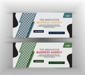 Corporate and Digital Business Marketing Promotion Horizontal Web Banner Design