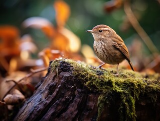 Winter Wren in Woodland