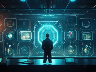 Cybersecurity concept of neutralizing cyber threat
