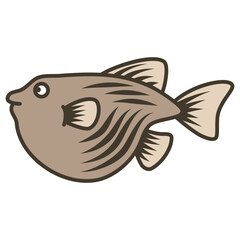 illustration of a pufferfish