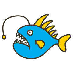 anglerfish cartoon