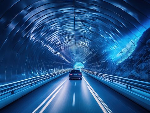Famous Laerdal Tunnel in