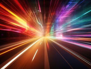 Abstract Speed motion on a highway road