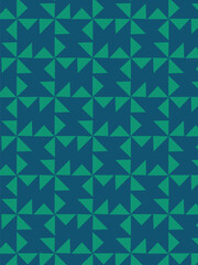green zigzag seamless pattern