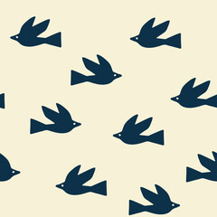 seamless background with birds