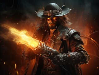Steampunk pirate