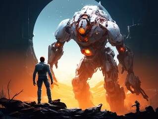 Fototapeta premium Shadow of the cyclops