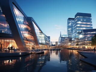 Obraz premium Modern Office Buildings