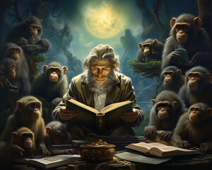 Monkey Genealogist researching family histories