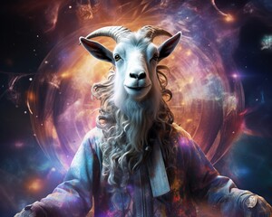 Goat Quantum physicist unraveling the fabric of reality