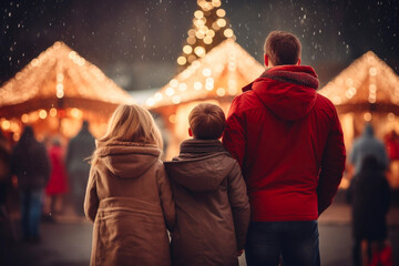 Festive Family Stroll Through Christmas Fair