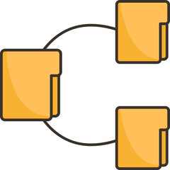 Obraz premium subdirectory icon